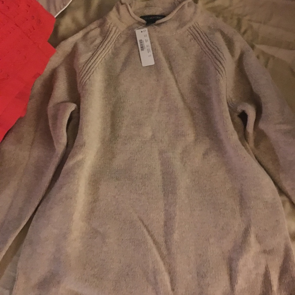 NWT Jcrew Rollneck sweater - oatmeal